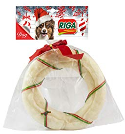 Riga Weihnachten Kauring (Donut) für Hund, 2er Pack (2 x 150 Grams)