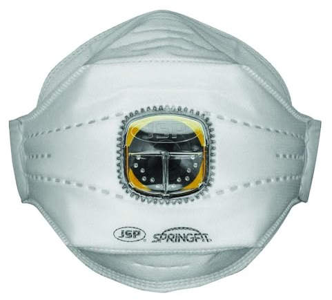 JSP Springfit Facciale Filtrante 425 FFP2 con Valvola Typhoon, Confezione Retail (BGA172202N00)