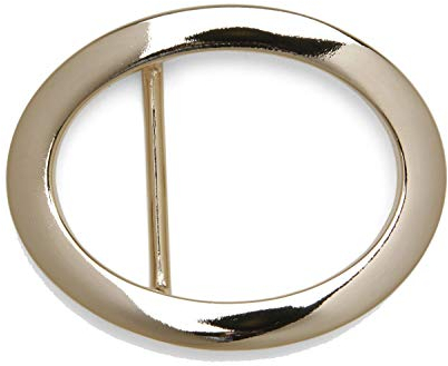 VaModa Dornschließe 4,0 cm | Wechselschließe Gürtelschnalle Buckle 40mm | Modell Modell 'Rotanda gold' | Gürtelschließe für Wechselgürtel