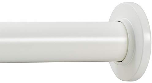 Ivilon Tringle à rideau - Barre de tension à ressort pour fenêtre ou douche - 40,6 à 61 cm - Ivoire