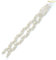 ShinyBeauty Hochzeit Schärpe Strass Applique Trim Strass Applique für Hochzeitskleid (Silber-335)