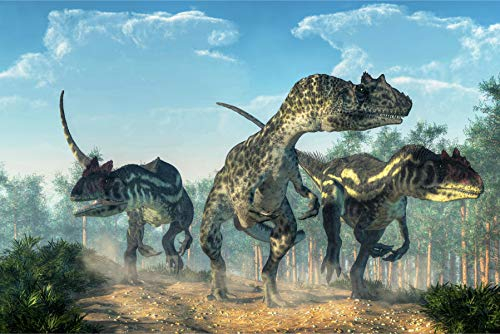 Muralo Vlies Fototapete 360 x 240 Dinosaurier Kinder Vorgeschichte Tapete Natur Tiere Jurassic Pangea Kinderzimmer Kinderstube Wandbilder XXL Wand Br. 360 cm x Hö. 240 cm