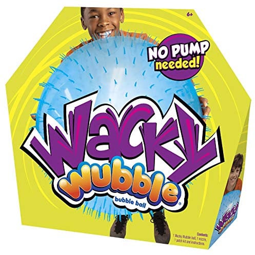 Wacky Wubble Bubble Ball, Blue, Fun Outdoor Toy For Ages 6 +