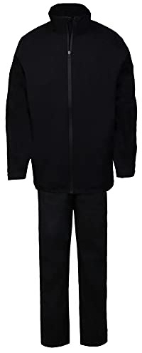 Ram Golf FX Premium Waterproof Suit (Jacket and Trousers), Black XL