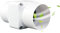 SAROZZTAL Rohrventilator 50mm /2’’ Klein Abluftventilator Kanalventilator 6W rohrlüfter lüfter bad Mischdurchfluss Rohrlüfter Für Büro, Halle, Hydroponic Zimmer Luftvolumen, 36m³/H, Weiß