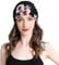 ZLYC Damen Chemo Turban Mütze Vorgebundenes Kopftuch Headwraps Leichte Hut(Geblümt Schwarz)