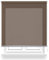Estor Enrollabre Translúcido 90x180cm (Ancho x Largo), Pesiana Enrollable Liso Pasa la Luz 40%, Medida de la Tela 87x175cm (Marrón)
