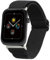 kwmobile Armband kompatibel mit Ticwatch GTH / E3 / C2 - Nylon Fitnesstracker Sportarmband Band in Schwarz - Innenmaße von 14-22 cm