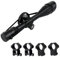 FOCUHUNTER Optik fernrohr zf 8-32X56, Seitenfokus Parallaxen Monokular, mit großem Seitenrad und 4 Montageringen, 30mm Rohr, 1/8 Zoll Sucher, stoßfestes 800G, vollständig grün mehrfach beschichtet