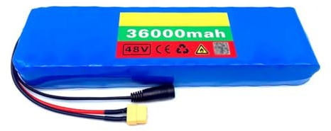 Ebike-Akku für Elektrofahrrad, 48 V 36 Ah 13S2P Lithium-Akkus, für Elektromotorrad, Ebike, Roller, Lithium-Ionen-Akkupack XT60 Plug