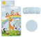 Schlafsack Kinder mit Kopfkissen Reißverschluss, Faltbare Kinderschlafsack mit Kissen Abnehmbar für Mädchen Jungen, Leicht Reinigen Schlafsack für Outdoor Indoor Camping, 150×60cm (Regenbogen-Tiere)