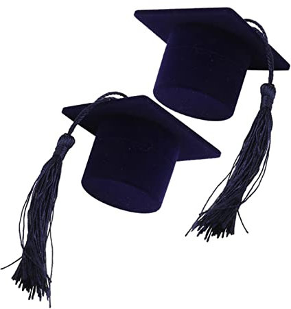 LIFKOME Doktorhut-boxen Für Abschlussfeiern Schmuckschatullen Geschenkverpackungsboxen Aufbewahrungsboxen Ringboxen Geschenketuis Ehering-etui Party-geschenkboxen