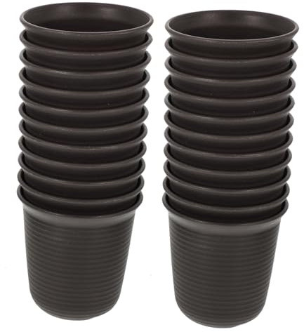 BCOATH 20stücke Retro Stil Blumentöpfe Resin Für Pflanzen Langlebige Blumenkübel Für Garten Balkon Und Büro Deko Für Innen Und Außenbereiche