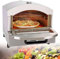 Eastnmythet Forno per Pizza Elettrico/Gas, Macchina per Pizza da Banco in Acciaio Inox a Doppio Strato, Forno per Pizza Commerciale/Domestico per Esterni,Electric
