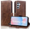 Vkooer Handyhülle für Samsung Galaxy A56 Hülle, Premium Lederhülle Schutzhülle [Klappbar Ständer Kartenfach] [RFID Schutz] Klapphülle für Galaxy A56 Flip Case Wallet Tasche Cover, Braun