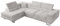 BROMARKT Sofa mit Schlaffunktion Ecksofa XXL Federn Couch Bettkasten Schlafsofa für Wohnzimmer Couch freistehend Anton Relaxfunktion Sofa 275x202x90 cm Hellbeige Links