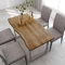 Fasba Akazienholz Massiv Esstisch Industrial Baumkante Baumstamm Küchentisch Esszimmertisch Speisetisch Tisch Esszimmer Küche 140x70x76cm