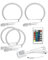 KHBBDV 131mm Multi-Color RGB Auto Angel Eyes Licht Halbkreis Halo for BMW 3er E36 1990-2000 E46 Scheinwerferlampe