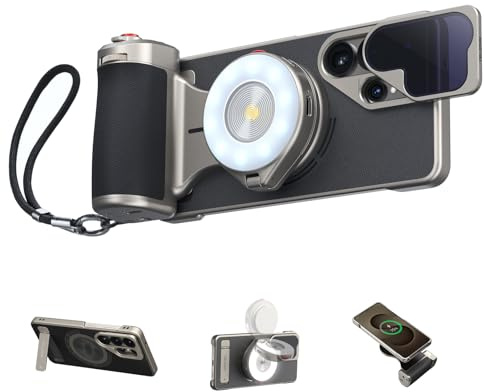 TELESIN Master Grip for Samsung Galaxy S26 Ultra, Photography Camera Kit | 10X Flash & LED, Magnetic Phone Case & Camera Grip, ND16 Filter, Reef Color App AI Filters, Turn S26 Ultra into Pro Camera