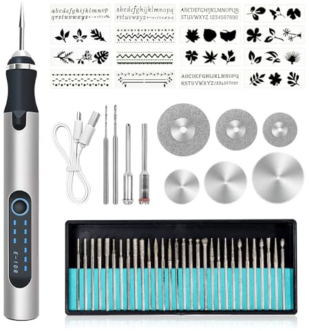 Elektrischer Gravierstift, USB wiederaufladbar, kabellos, tragbares Gravur gerät, Gravur stift für Glas, Holz, Kunststoff, Metall, Stein