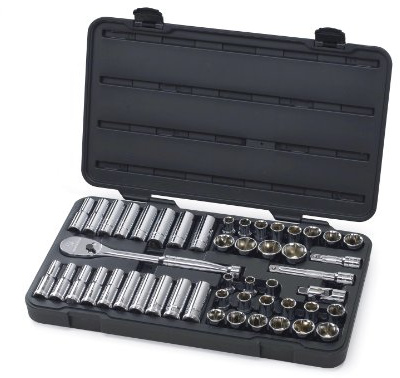 GEARWRENCH Steckschlüsselsatz, 1,27 cm (1/2 Zoll), 6-teilig, Standard/tief, SAE/metrisch – 80700D