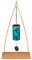 Zaphir Klangspiel Blue Moon Winter mit Ständer - Klangspielständer Tipi aus Buchenholz - 50 cm Höhe für Yoga, Kinder zur Entspannung und Meditieren