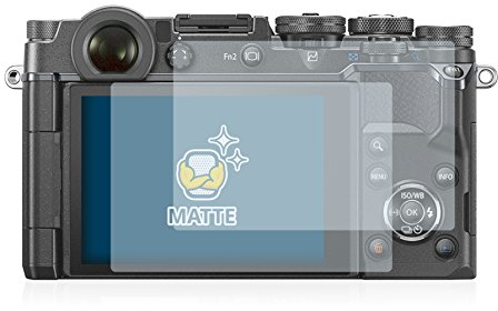 BROTECT Entspiegelungs-Schutzfolie für Olympus PEN-F (2 Stück) Matte Displayschutz-Folie, Anti-Reflex, Anti-Fingerprint