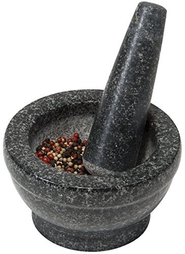 Kesper 71501 Mörser Mit Schlegel Granit Poliert 16 X 8 Cm by Kesper