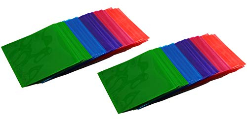 100 QUVIDO CD/DVD/Blu-Ray PP Schutzhüllen Color-Mix (2 x 50 Stück)
