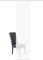 VISION S 4er-Set Schiebegardine ROM halbtransparent Bambusoptik 260x60 cm, Farbe:weiß