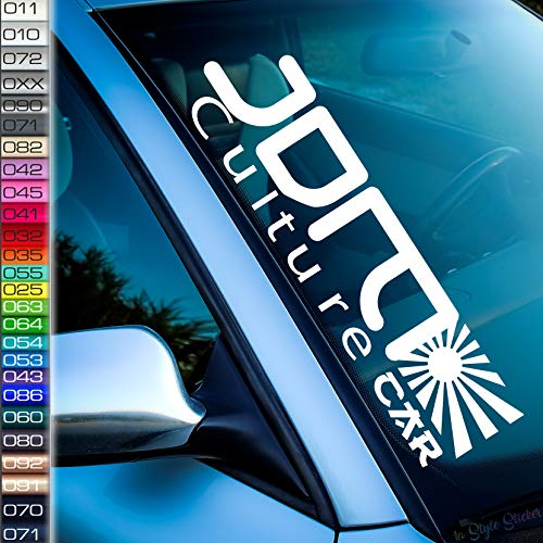 JDM Aufkleber Frontscheibenaufkleber Rising Sun - JDM Style Domokun/Wakaba/Risingsun Japan Style New