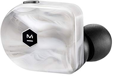 Master & Dynamic True Wireless Kopfhörer (3,5h Akkulaufzeit pro Ladung, Edelmetall-Ladecase, IPX4) White Marble
