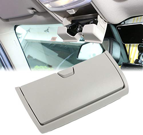 Kwak's Scatola Porta Occhiali per Auto Porta Occhiali Compatibile per BMW X5 X6 F15 F16 Custodia per Occhiali da Tetto in ABS(Grey)