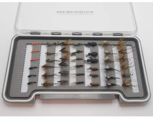 NBX85 Fliegenfischen, ohne Widerhaken, verschiedene Größen, 42 Stück