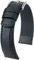 HIRSCH Herren Uhrenarmband Kalbsleder Modell Runner 21 mm Schwarz