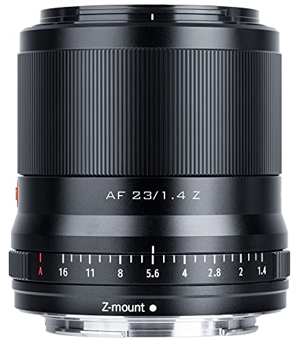 VILTROX 23mm F1.4 Z Large Aperture APS-C Auto Focus with STM Motor Support Eye-AF Z Mount Lens for Nikon Mirrorless Camera Zfc Model Z5 Z6 Z7 Z50 Z6Ⅱ Z7Ⅱ