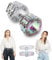 2 Stück Transparenter Damengürtel, Transparenter PVC-Gürtel, Damenmode Gürtel, Damen Gürtel Mode Doppelter Ösengürtel Rock Gürtel Gürtel mit Löchern/Langer Kette für Frauen, Teenager, Mädchen