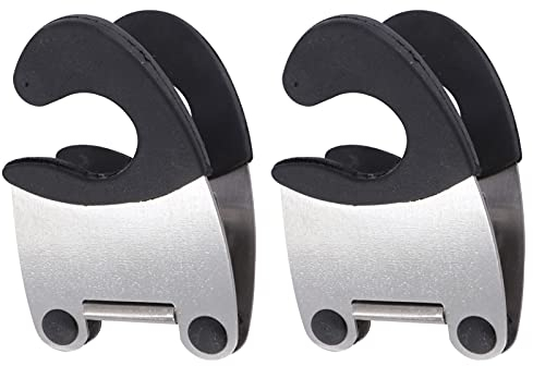 YARNOW 2 Pièces Clips De De Fumeur Porte-cuillère De Sorcière Support De Clip De Pot Porte-cuillère pour Pot Porte-spatule Couvercle Et Repose-cuillère Porte-Pot à Clip Four