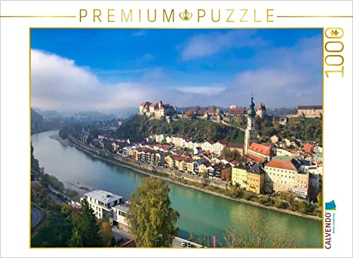 CALVENDO Puzzle Panoramablick von Österreich aus gesehen | 1000 Teile Lege-Größe 64 x 48 cm Foto-Puzzle für glückliche Stunden
