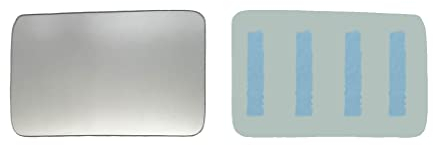 ASG Technik Außenspiegel Spiegelglas Ersatzglas kompatibel mit Trabant 1,1 ab Baujahr 1990-1991