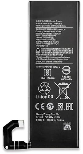 BATERIA BM4N para XIAOMI MI 10 5G Repuesto 4780 mAh Interna Alta Capacidad