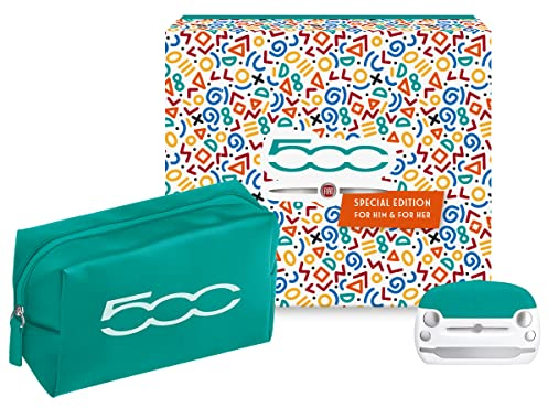 FIAT | Fiat 500 - Unisex-Geschenkbox, Duft für Damen und Herren, mit offizieller Kosmetiktasche, Duft mit einem duftenden Zitrusduft, aromatisch und holzig, hergestellt in Italien