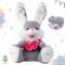 Sprechender Kuscheltier Hase Wiederholt Was Sie Sagen Peek-A Boo Plüsch Spielzeug Aufnahme Ostern Kaninchen Interaktiver Elektronisches Haustier mit Kindern Lied für Kinder Mädchen Jungen Geschenk