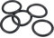 PATIKIL 20Stk Dichtungsringe O-Ringe Gummidichtung 50mm AD 40mm ID 5mm Dicke Nitrilgummi Unterlegscheibe Dichtungssatz Gummischeiben für Auto Klimaanlage Wasserhahn Rohr Schwarz