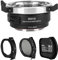 Meike MK-PLTL-C Drop-In Filter Manueller Fokusadapter mit variablen ND- und UV-Filtern für ARRI PL-Mount Cine Objektiv an Panasonic Sigma Leica L-Mount Kameras wie S1H S1 S5 S1R FP FPL SL SL2