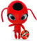 Miraculous Ladybug - Kwami Mon Ami Tikki 24 cm Ladybug Plush Toys for Kids, Super Soft Stuffed Toy with Resin Eyes, High Glitter and Gloss, Detailed Stitching Finishes (Wyncor)