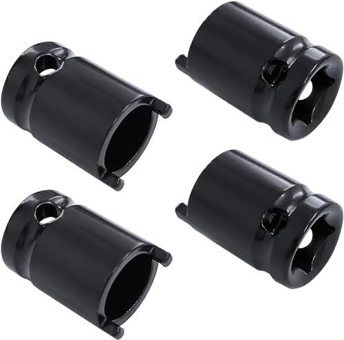4X 1/2 Angle Grinder Wrench Socket Metal Angle Grinder Pressure Plate Removal Sleeve Power Tool Accessories for Auto Repair Household Maintenance