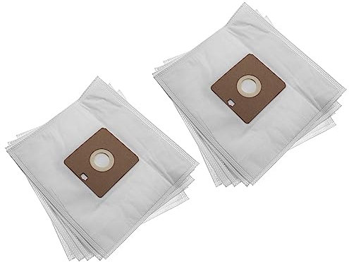 vhbw 10x Sacs compatible avec Nilfisk One, Go, Coupé Neo, Sprint GM100, Bravo Special, GM 60 aspirateur - 24,7cm x 27cm blanc