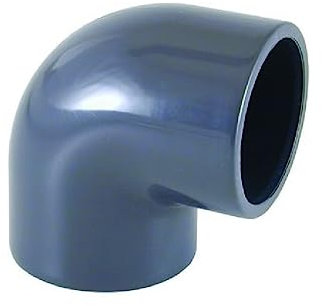 Koi- und Bonsaipark Herdecke 1 x PVC Winkel Ø 63 mm 90° mit Muffen PVC Klebewinkel PN10 (10)