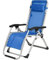 Shally Dogan Sedia Gravità Zero da Giardino, Sdraio per Esterni Relax Pieghevole Salvaspazio con Struttura Tubolare in Metallo Reclinabile, Seduta in Textilene Ideale Mare, Spiaggia, Piscina (Blu)
